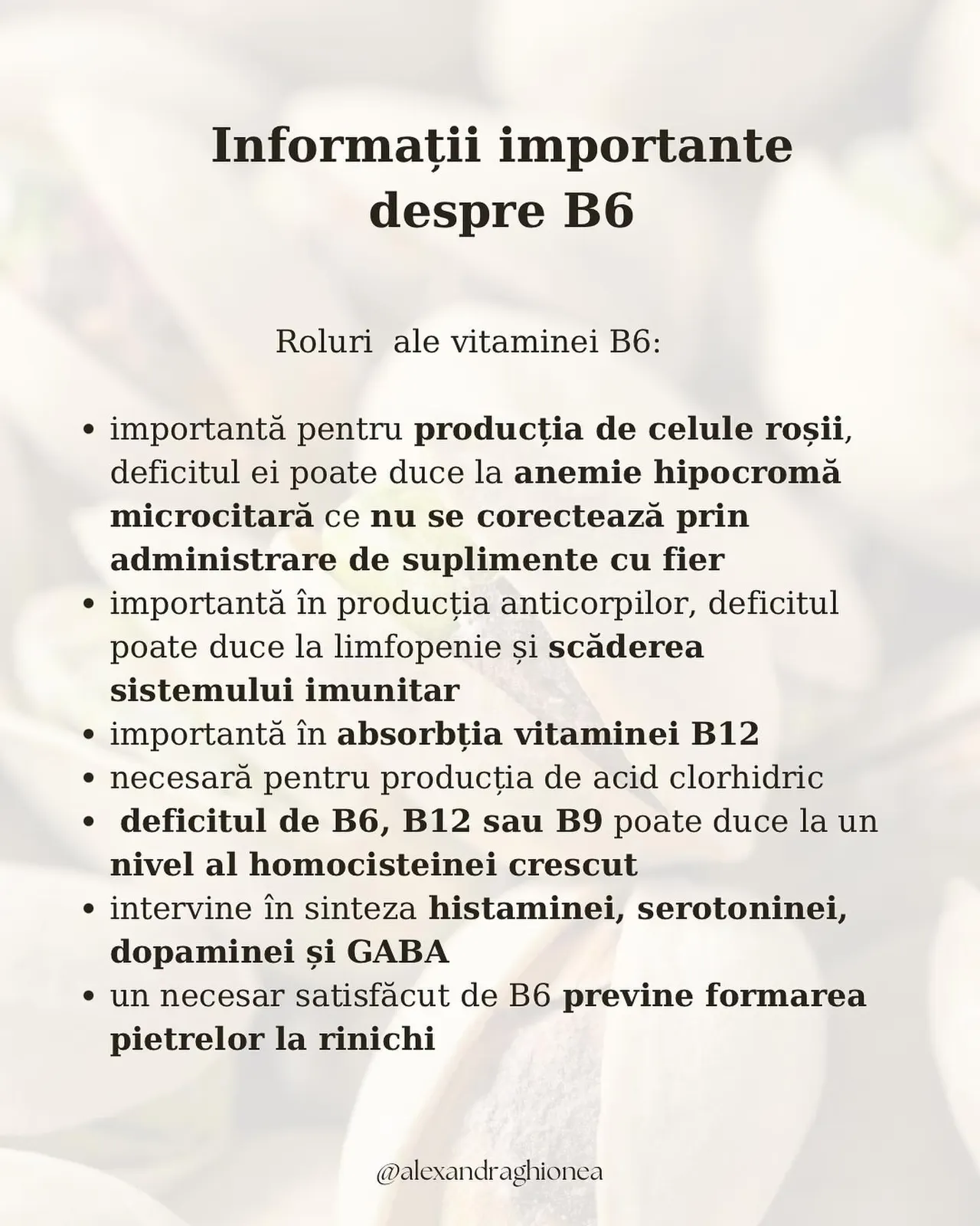 Informații importante