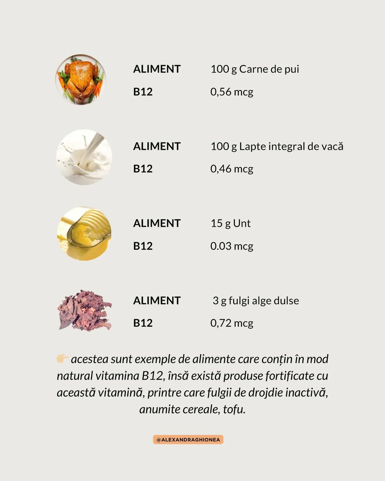 100 g Carne de pui