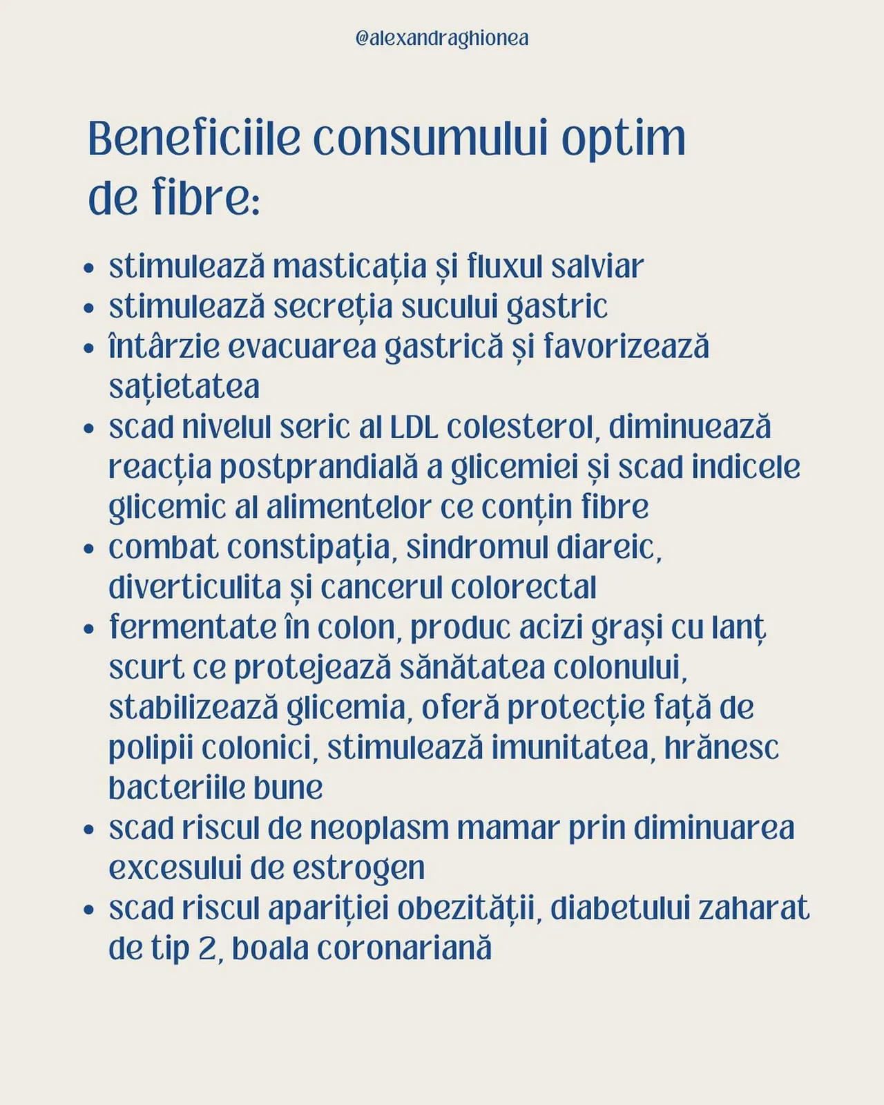 Beneficiile consumului optim
