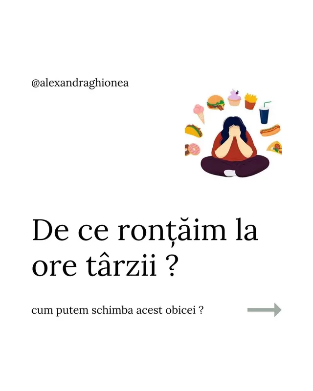 De ce ronțăim la
