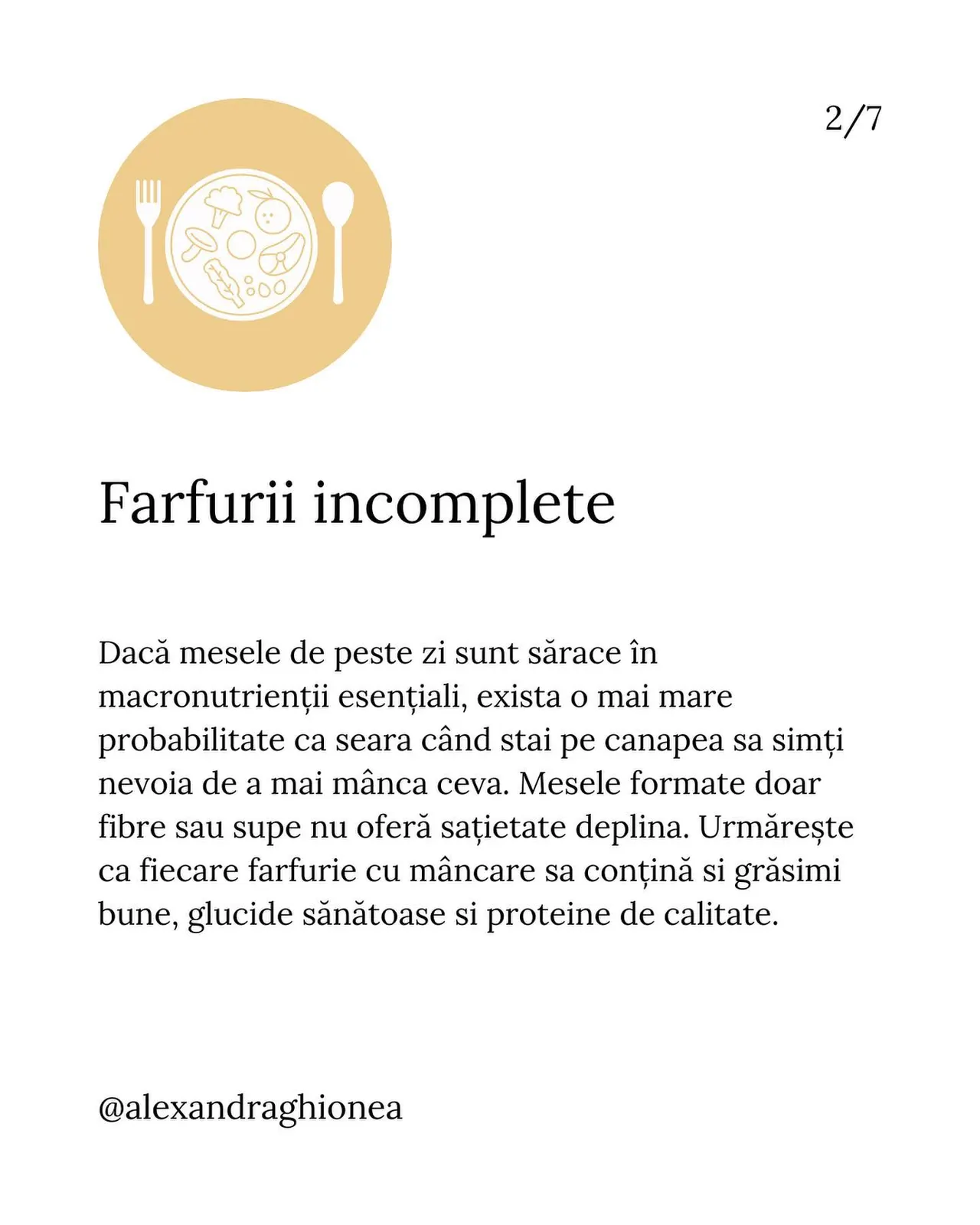 Farfurii incomplete