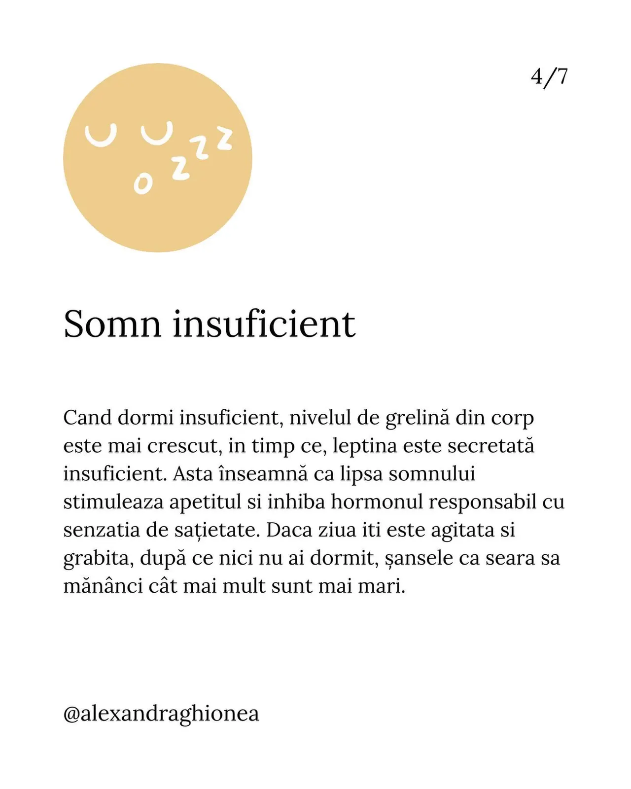 Somn insuficient