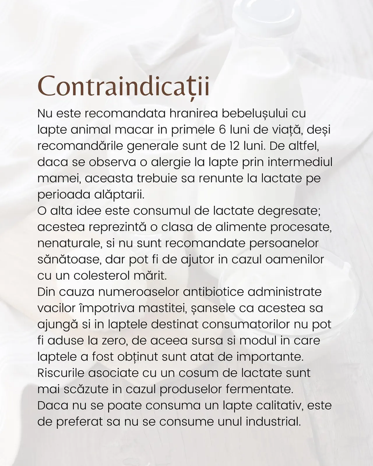 Contraindicații