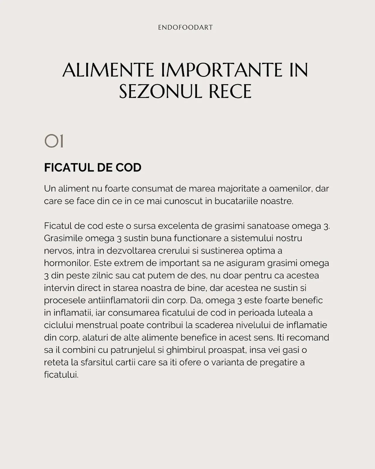 ALIMENTE IMPORTANTE IN