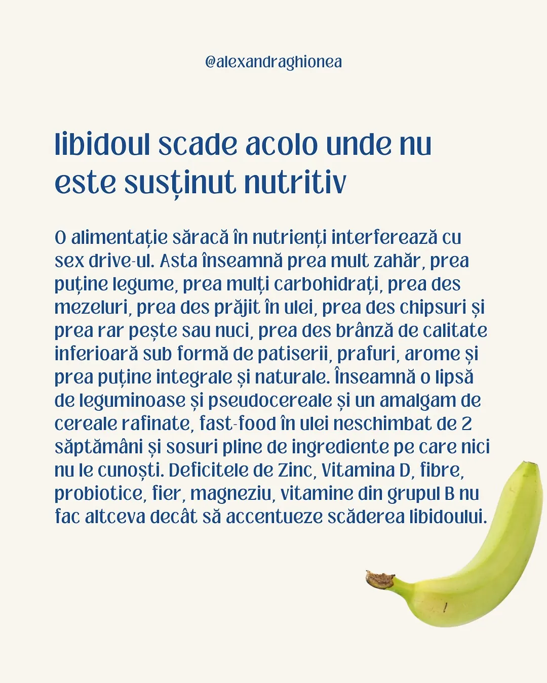 libidoul scade acolo unde nu