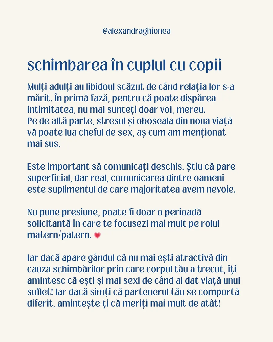schimbarea în cuplul cu copii
