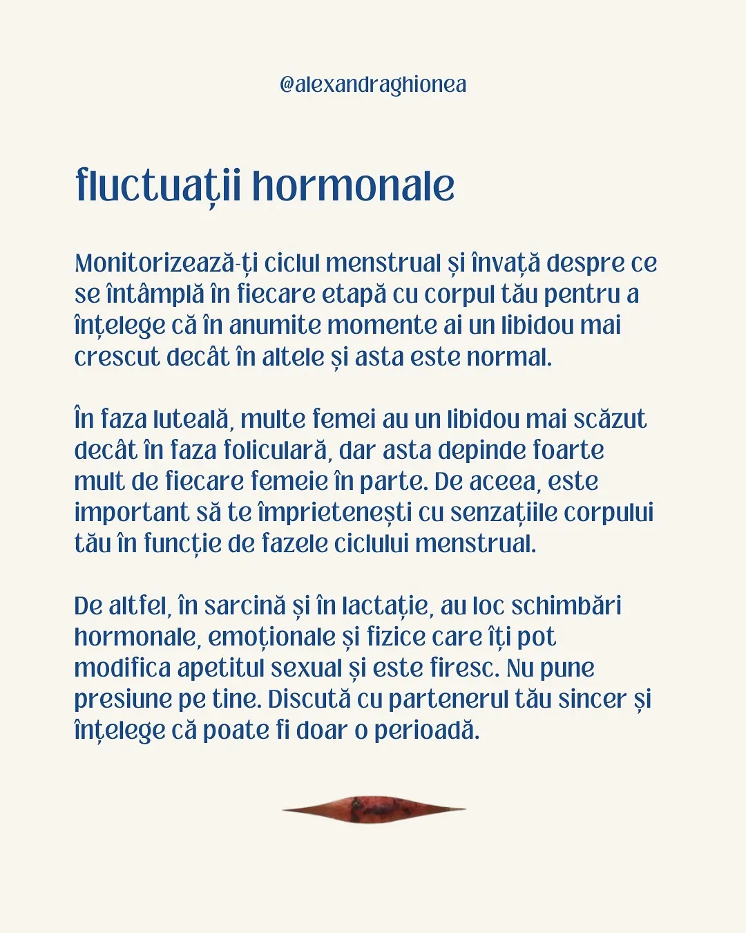 fluctuații hormonale
