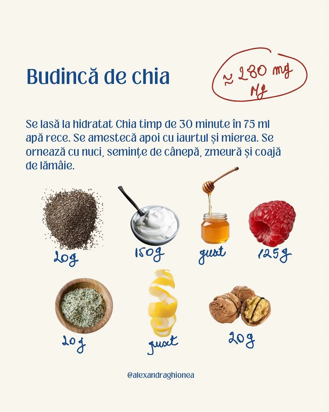 Budincă de chia