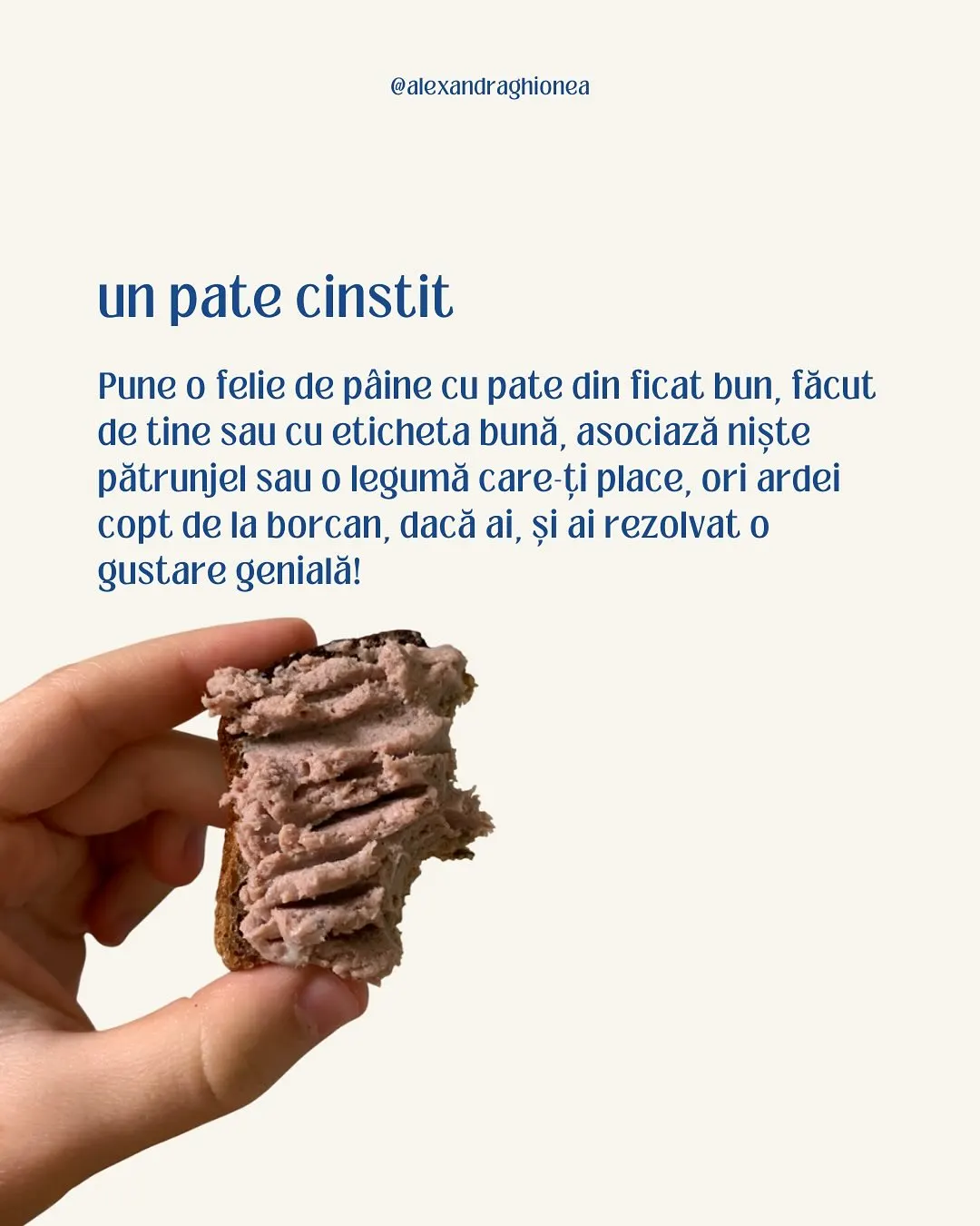 un pate cinstit
