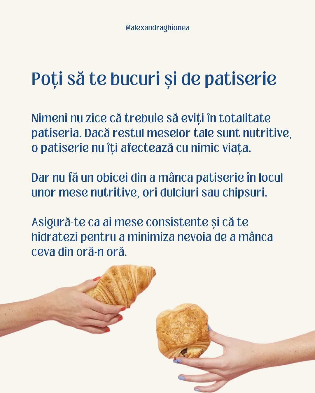 Poți să te bucuri și de patiserie