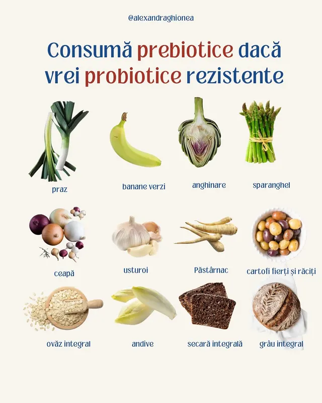 Consumă prebiotice dacă
