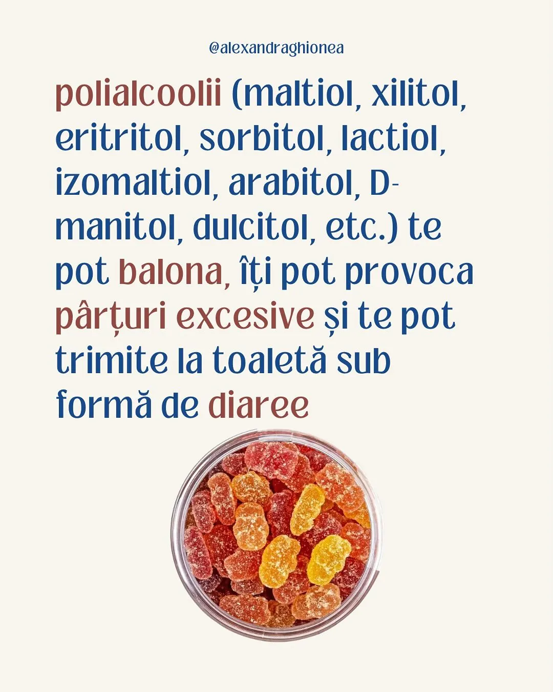 polialcoolii (maltiol, xilit ol,