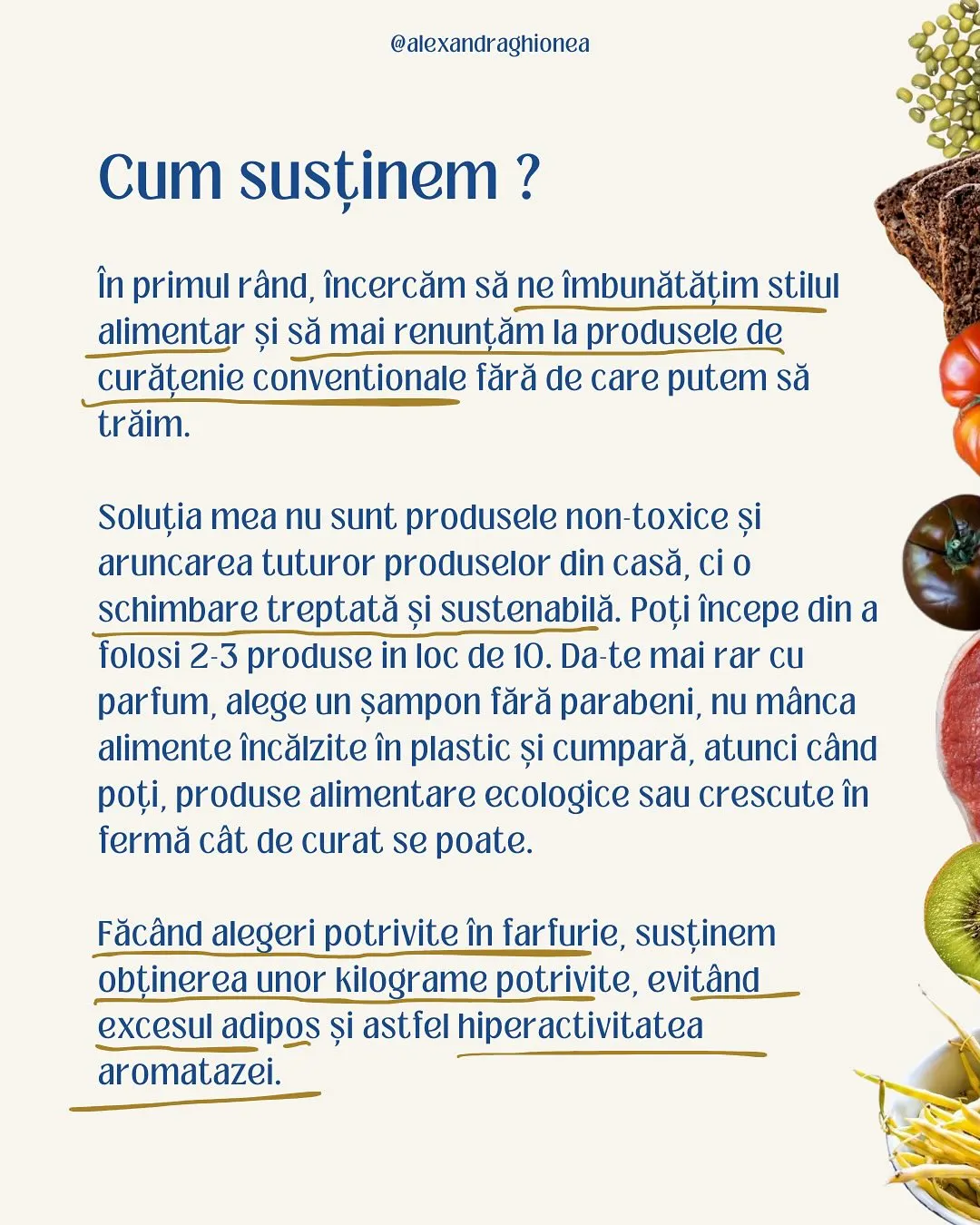 Cum susținem ?