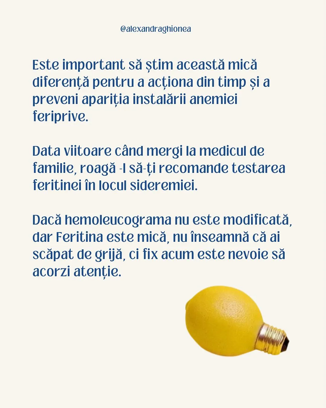 Este important să știm această mică