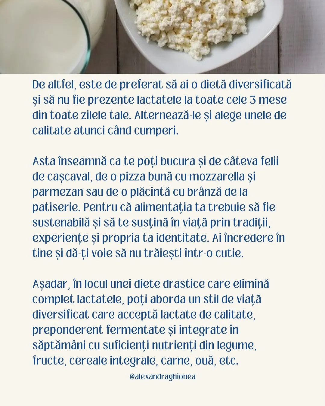 De altfel, este de preferat să ai o dietă diversificată