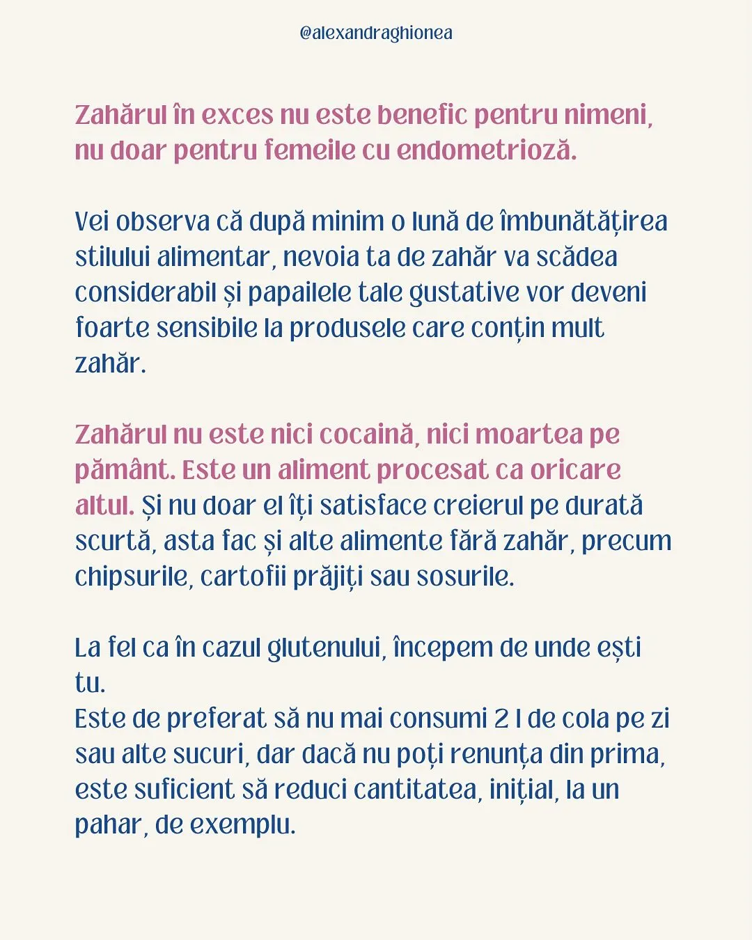 Zahărul în exces nu este benefic pentru nimeni,