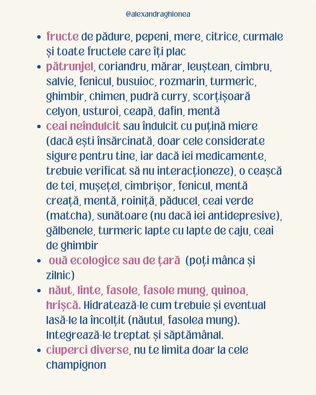 • fructe de pădure, pepeni, mere, citrice, curmale