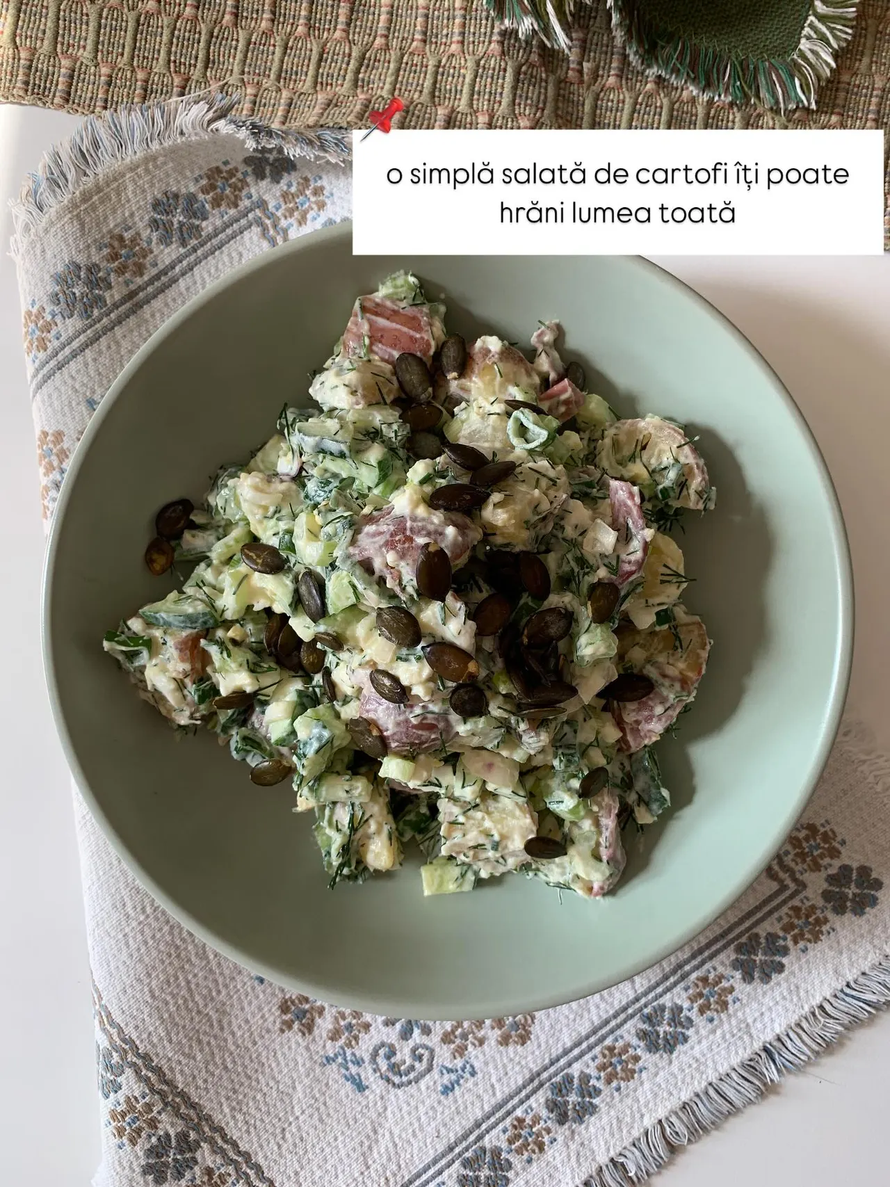 o simplă salată de cartofi îți poate