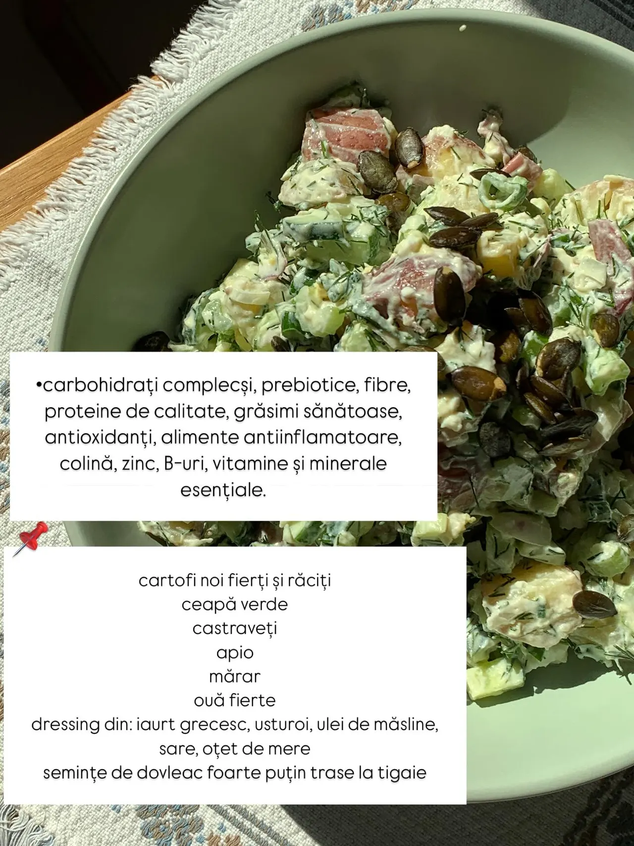 •carbohidrați complecși, prebiotice, fibre,