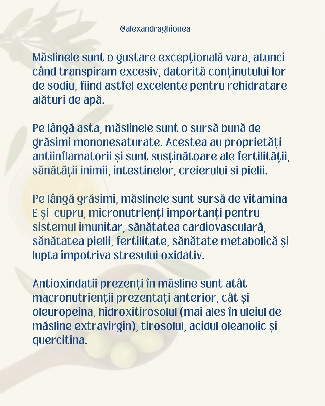 Măslinele sunt o gustare excepțională vara, atunci