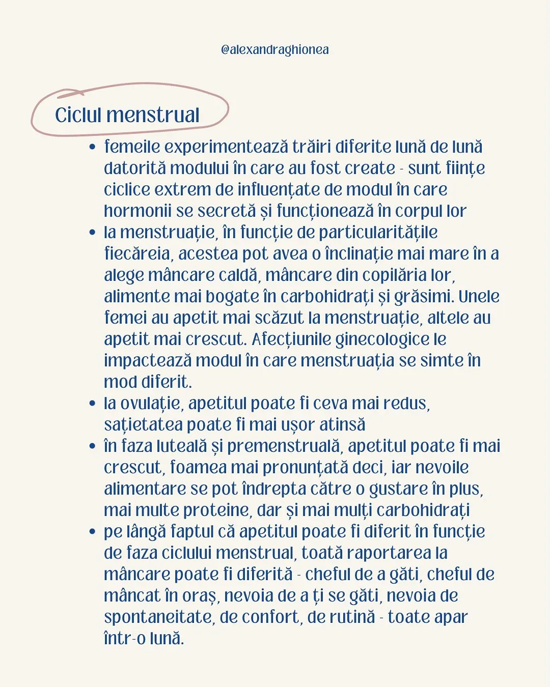 Ciclul menstrual
