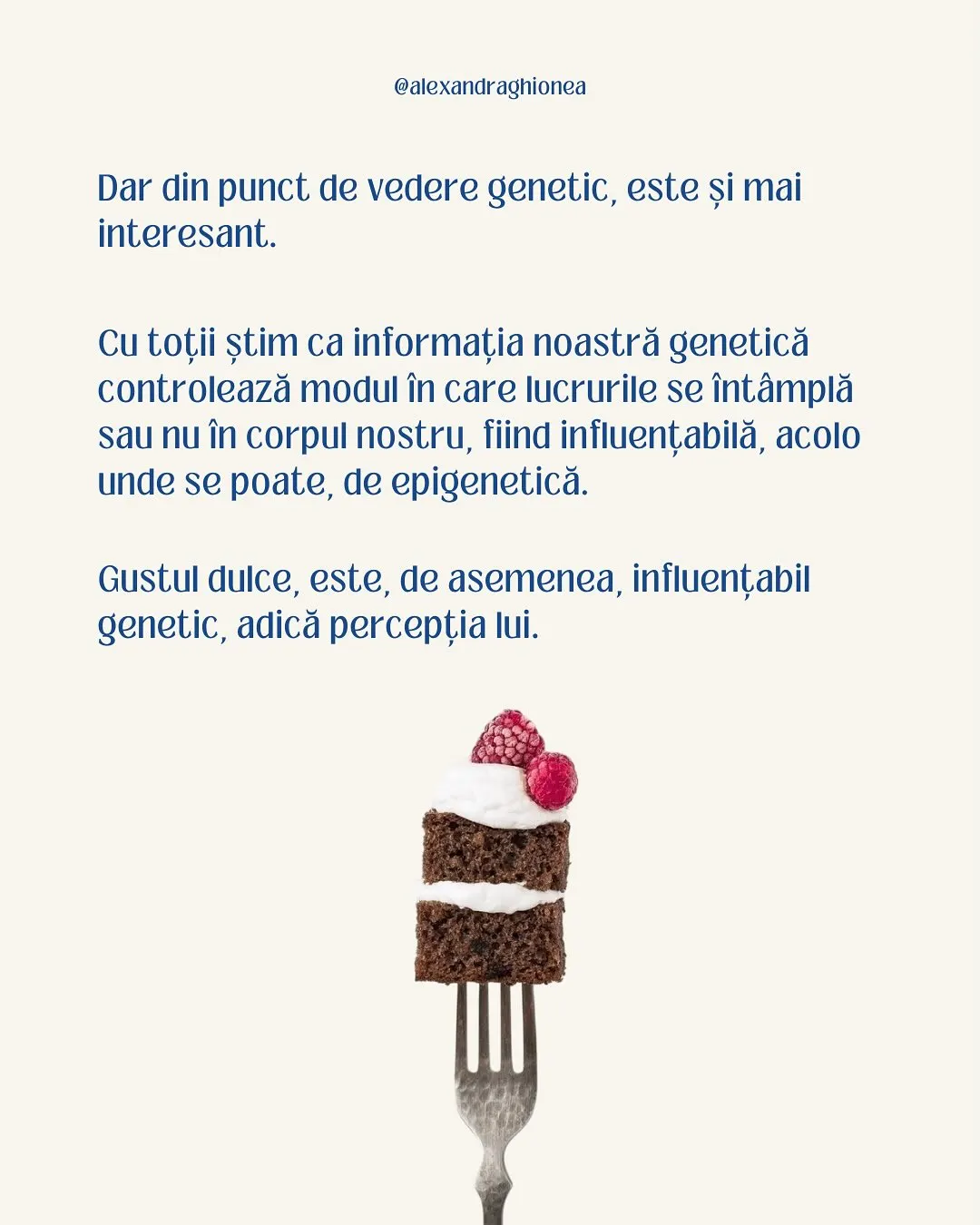 Dar din punct de vedere genetic, este și mai