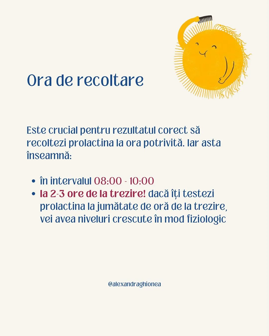Ora de recoltare