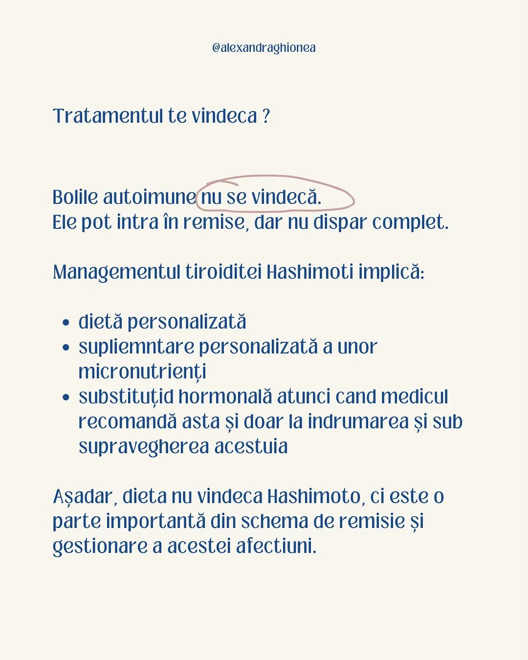 Tratamentul te vindeca ?