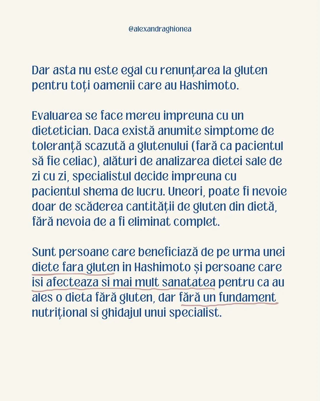 Dar asta nu este egal cu renunțarea la gluten