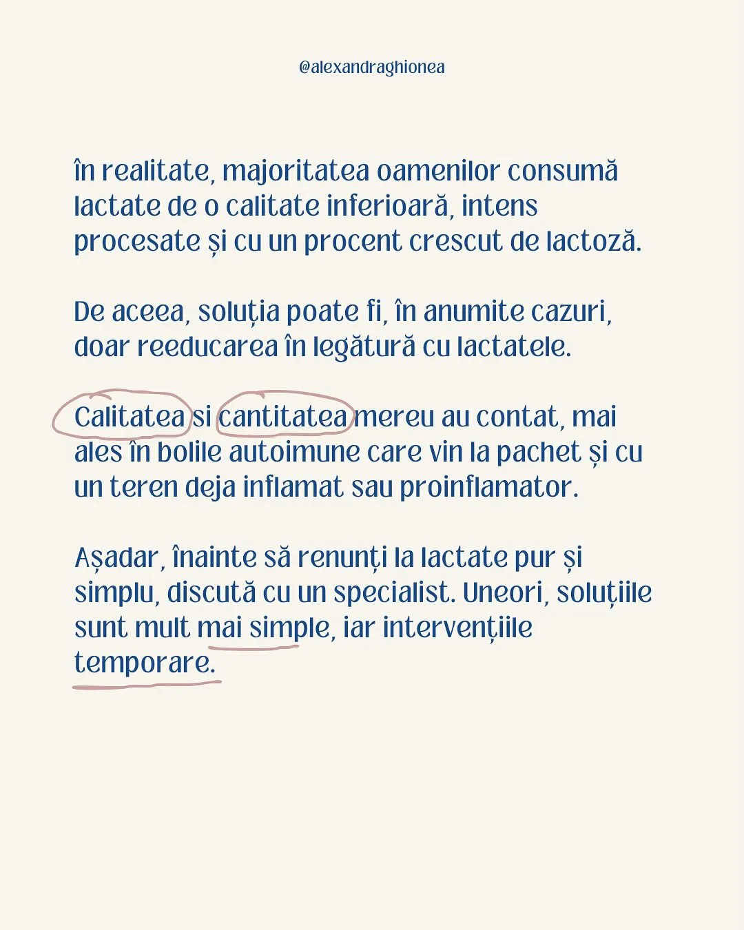 în realitate, majoritatea oamenilor consumă