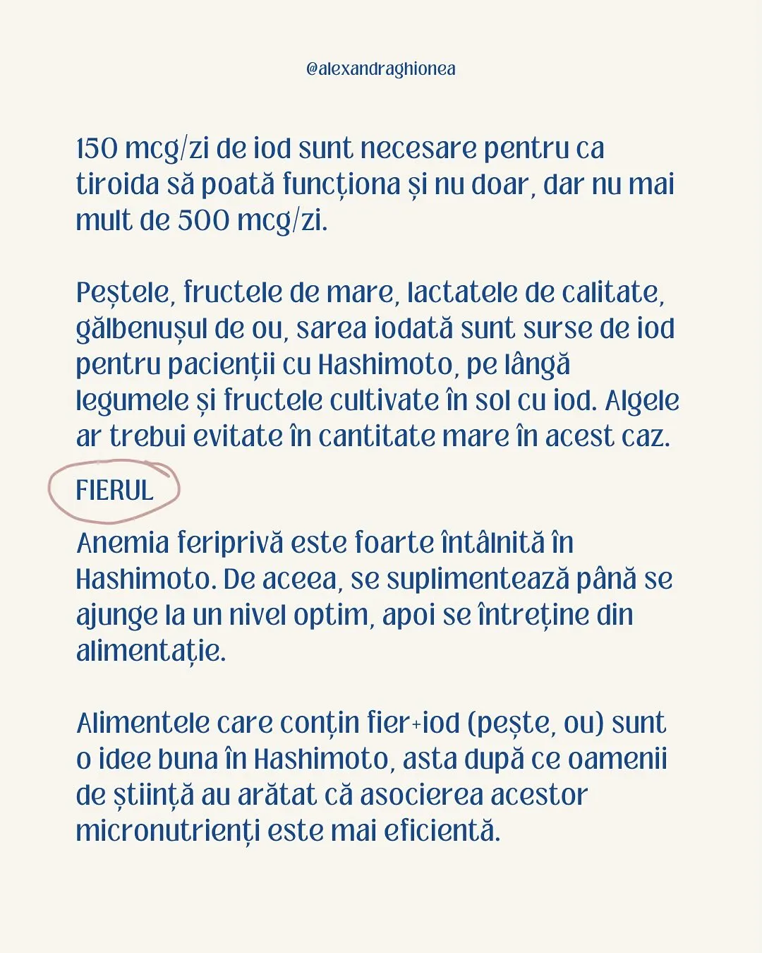 150 mcg/zi de iod sunt necesare pentru ca
