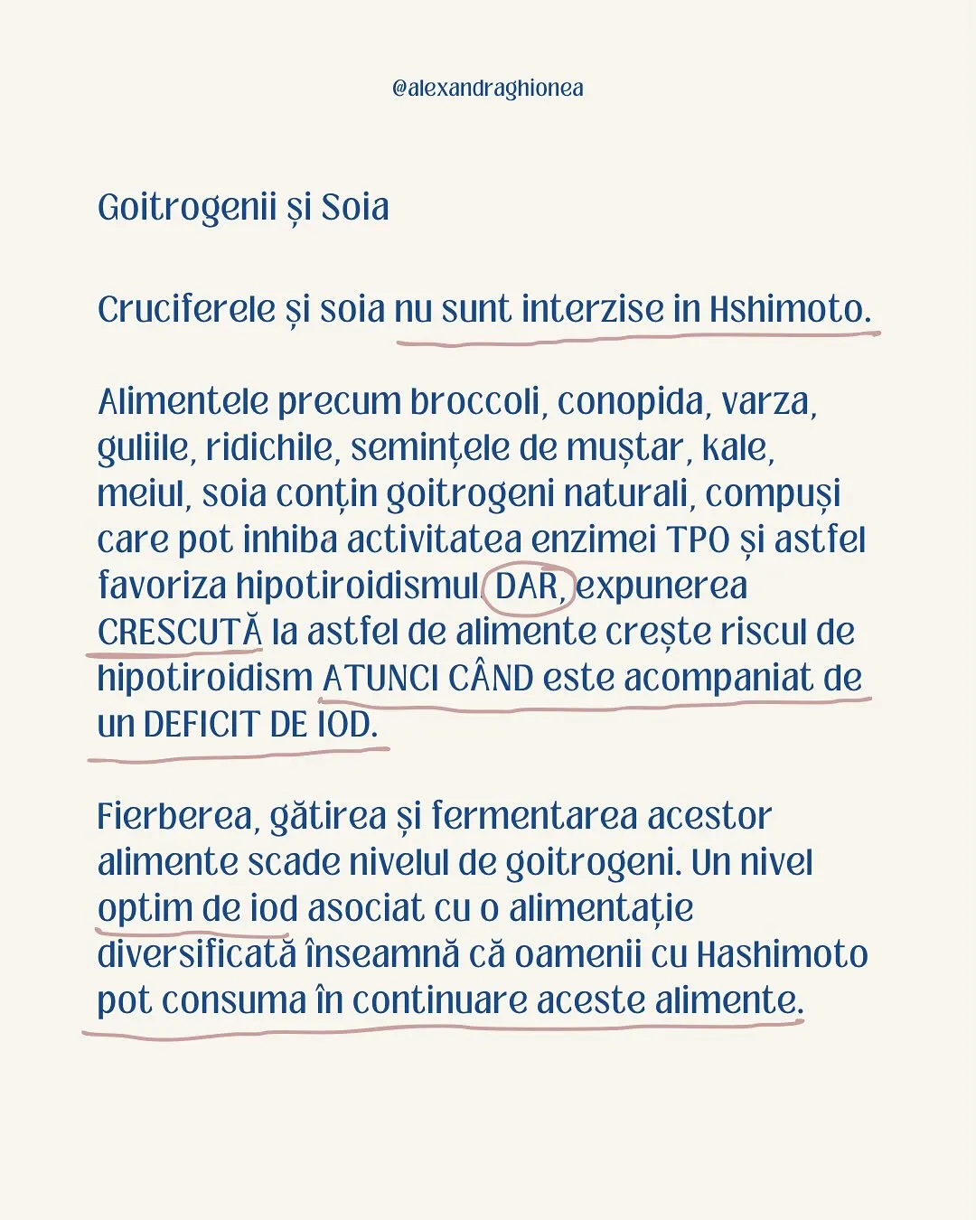 Goitrogenii și Soia