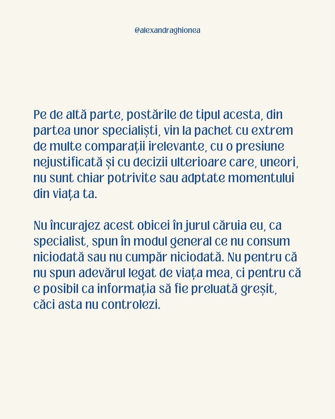Pe de altă parte, postările de tipul acesta, din