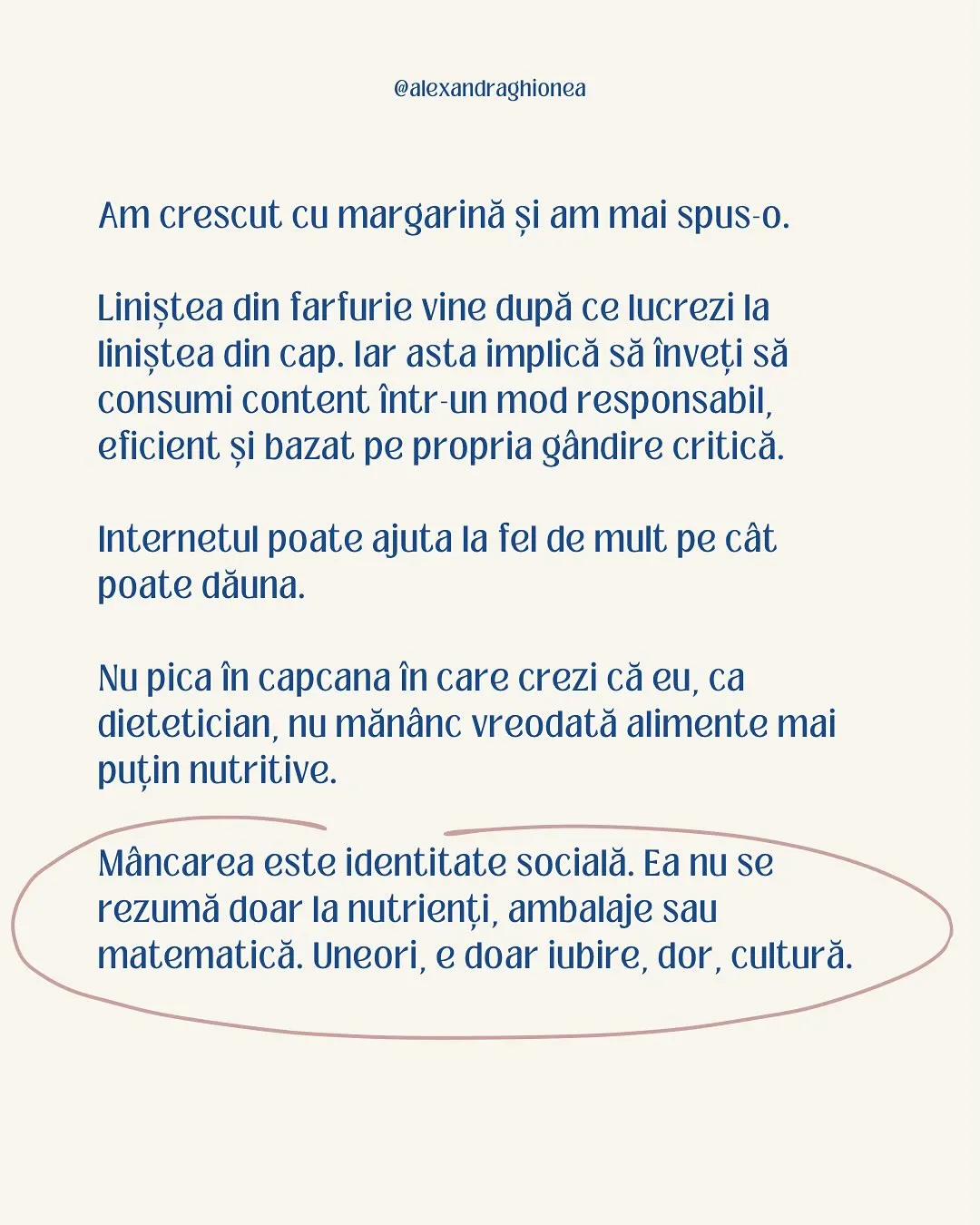 Am crescut cu margarină și am mai spus-o.