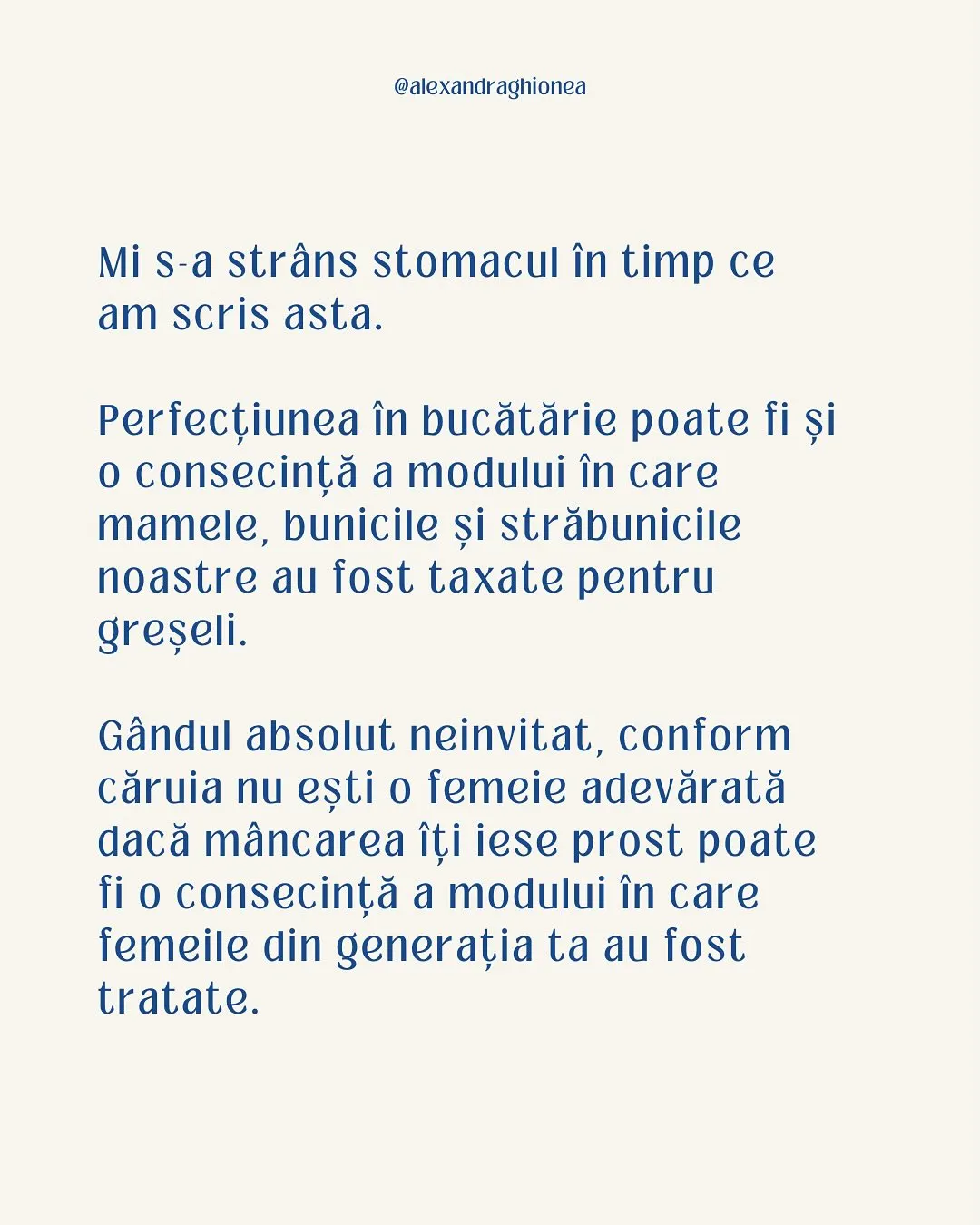 Mi s-a strâns stomacul în timp ce
