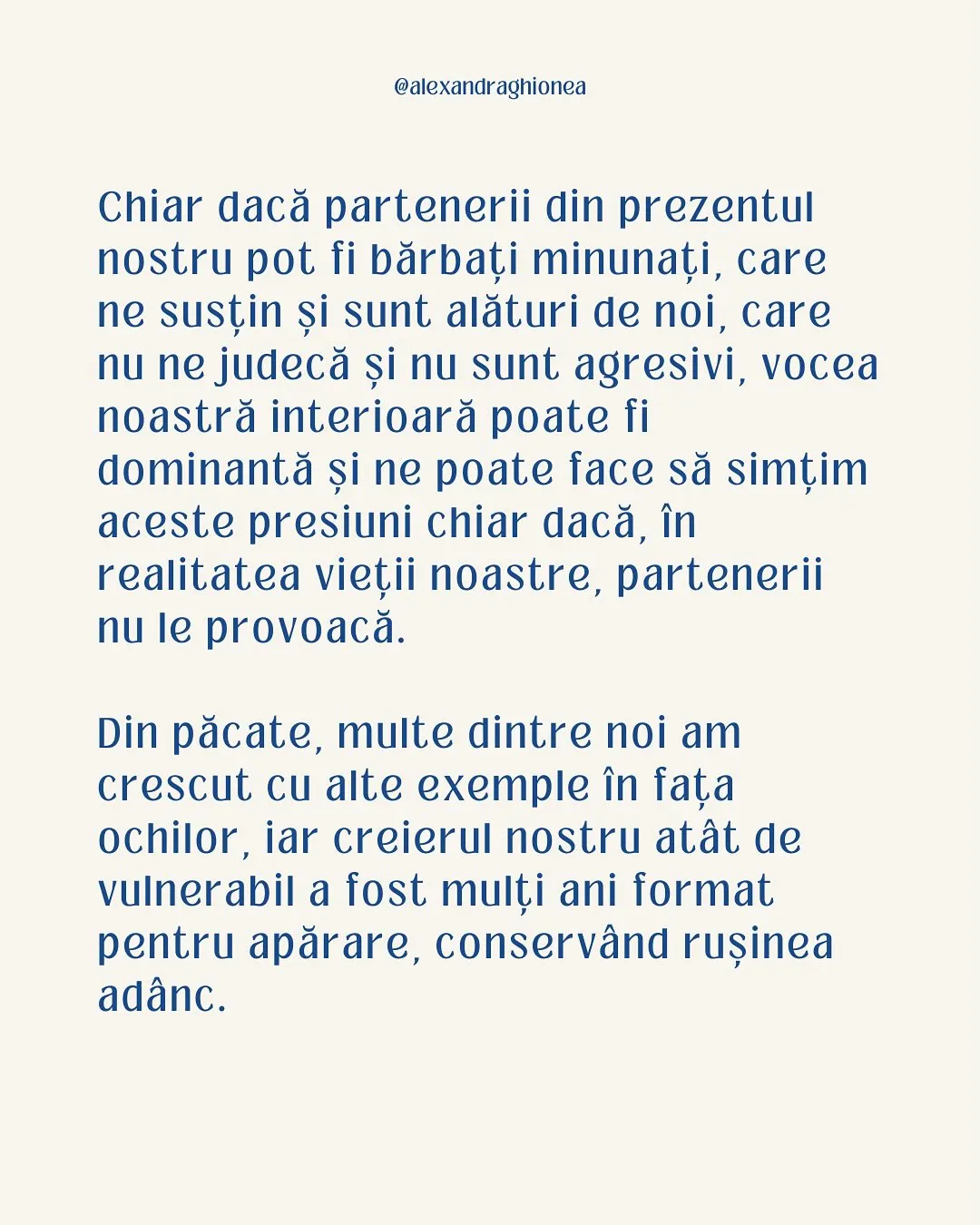 Chiar dacă partenerii din prezentul