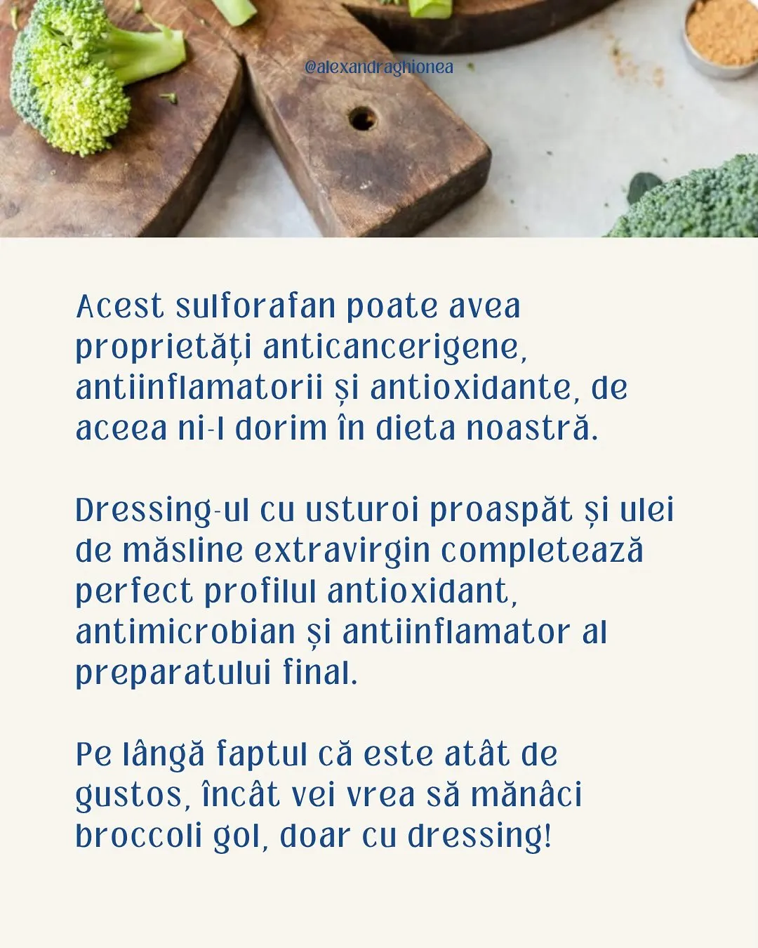 Acest sulforafan poate avea
