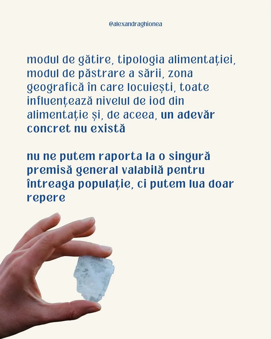 modul de gătire, tipologia alimentației,