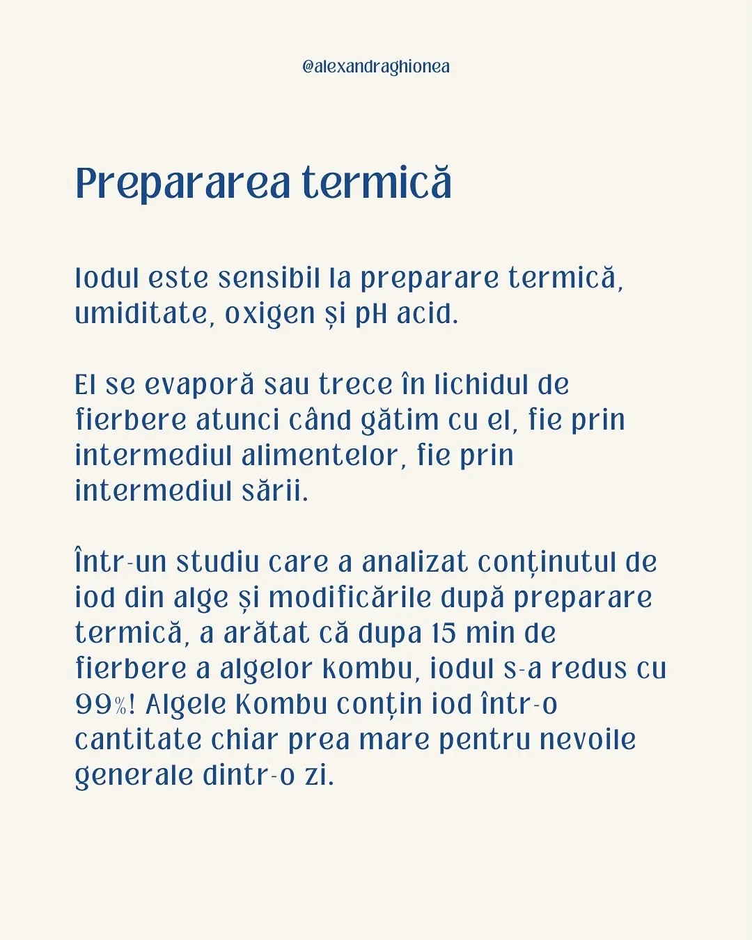 Prepararea termică