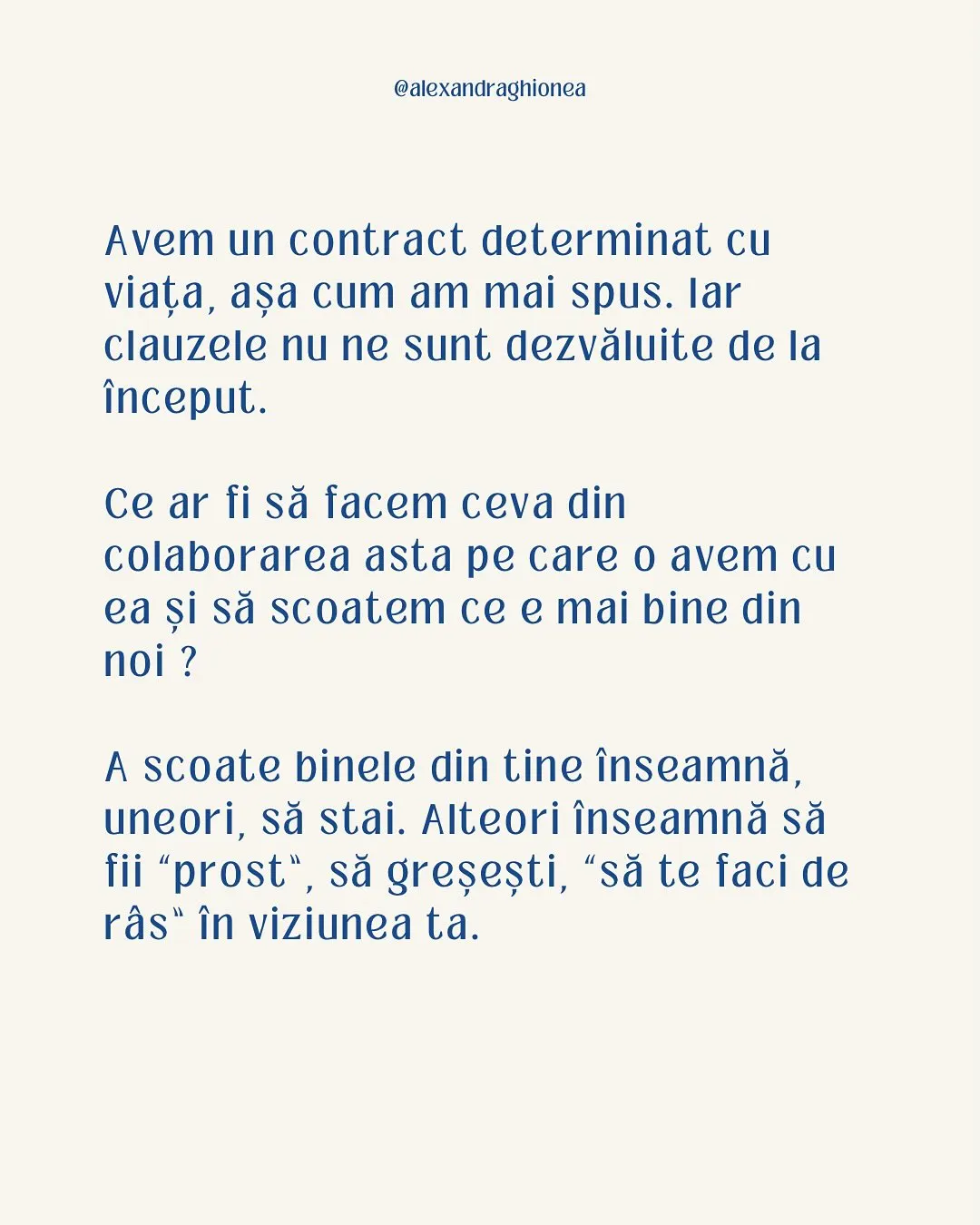 Avem un contract determinat cu