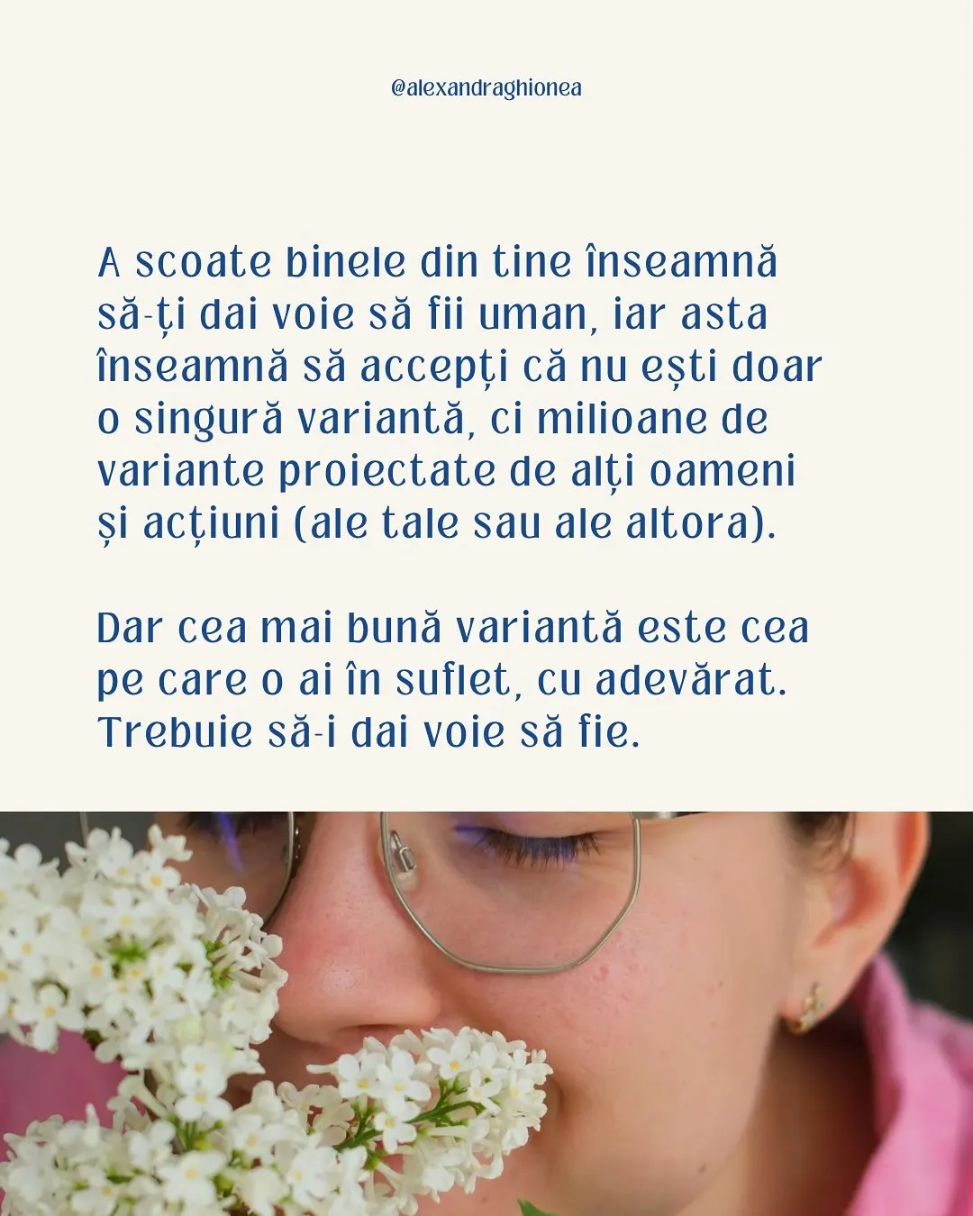 A scoate binele din tine înseamnă