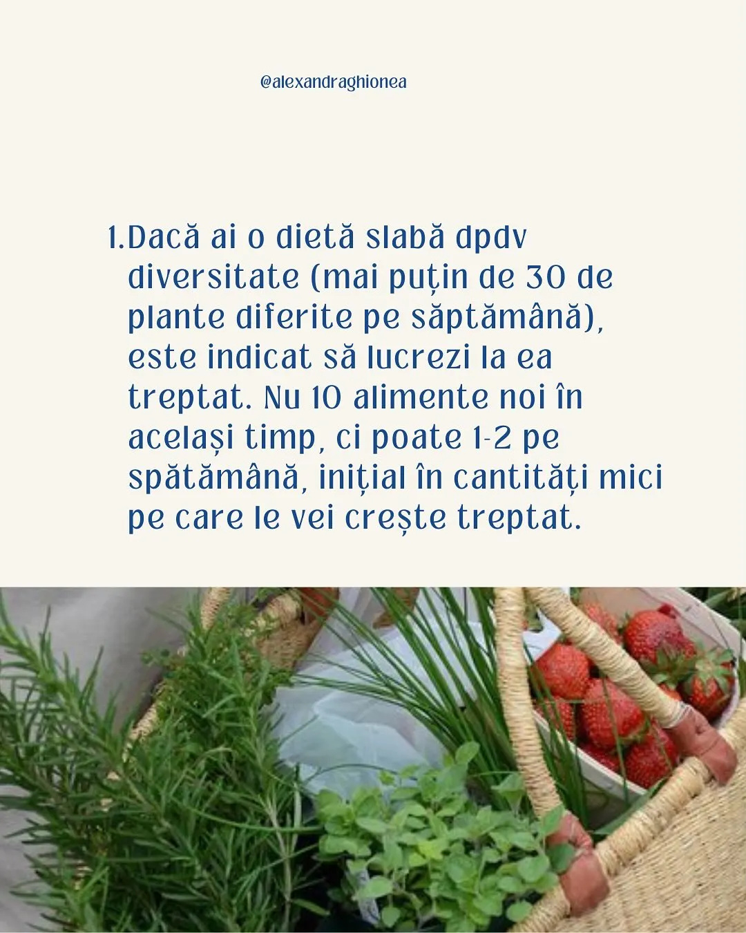 1. Dacă ai o dietă slabă dpdv