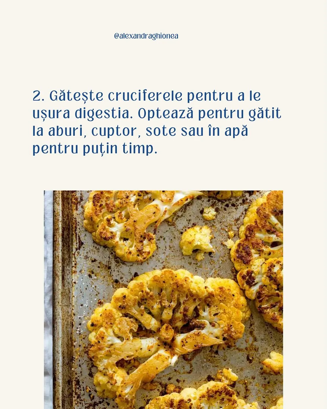 2. Gătește cruciferele pentru a le