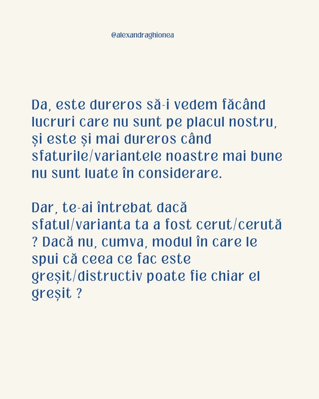 Da, este dureros să-i vedem făcând