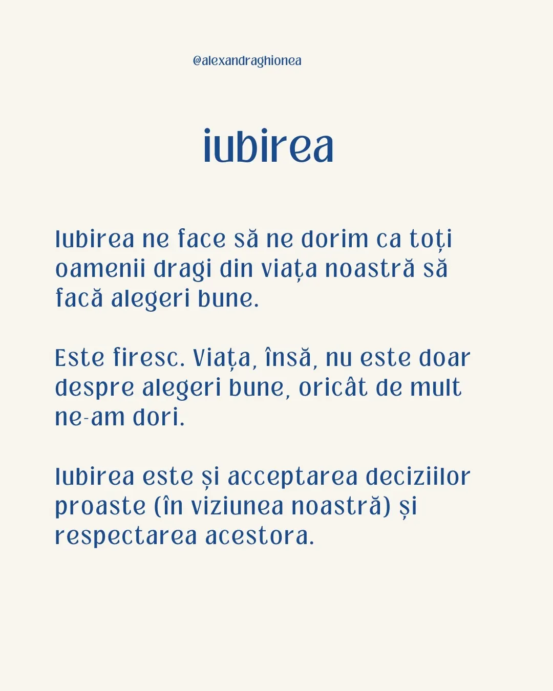 iubirea