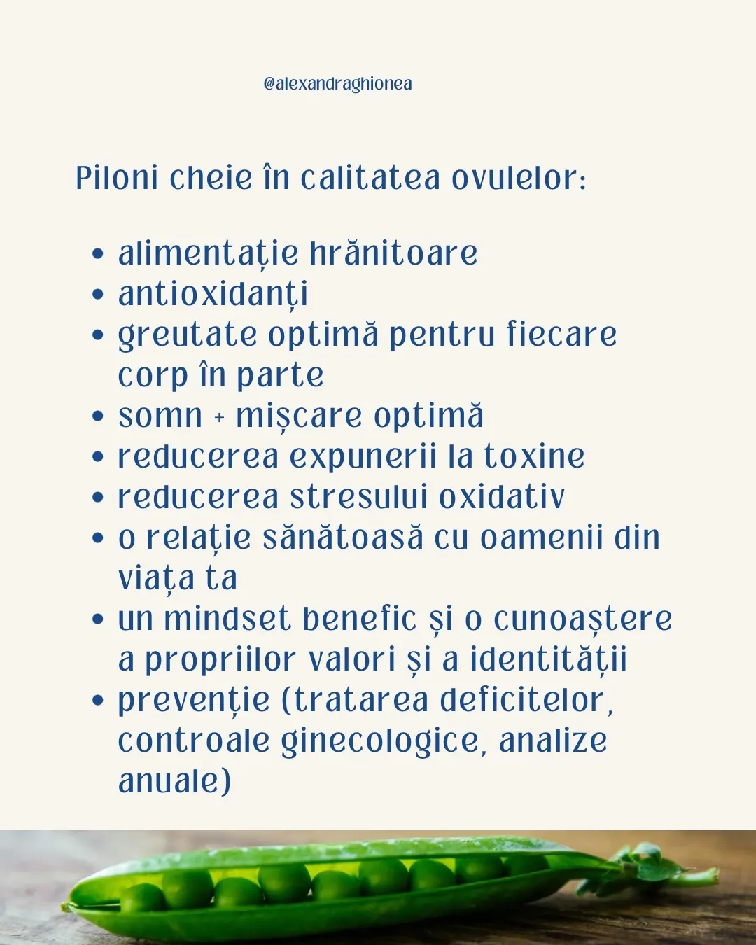 Piloni cheie în calitatea ovulelor: