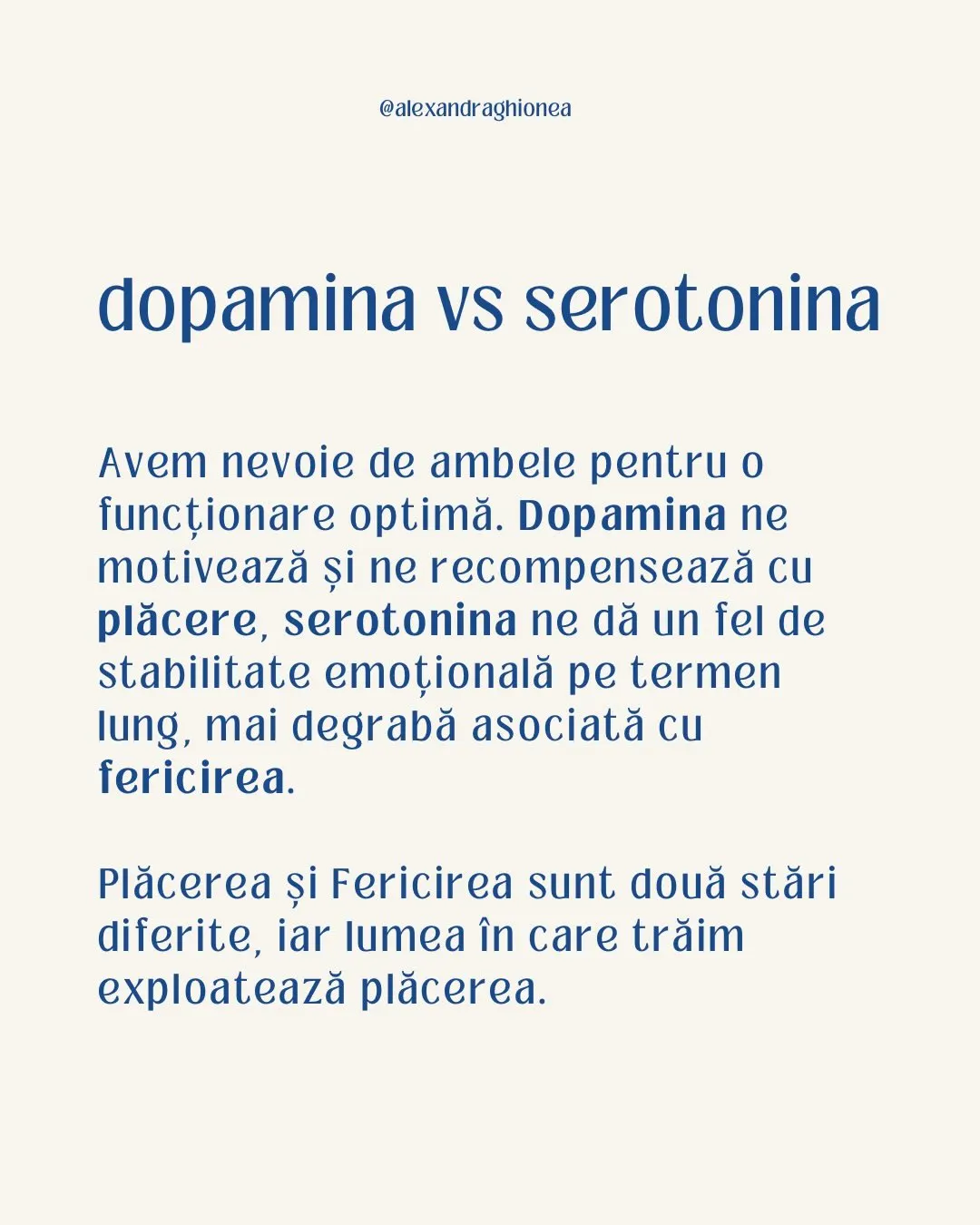 dopamina vs serotonina