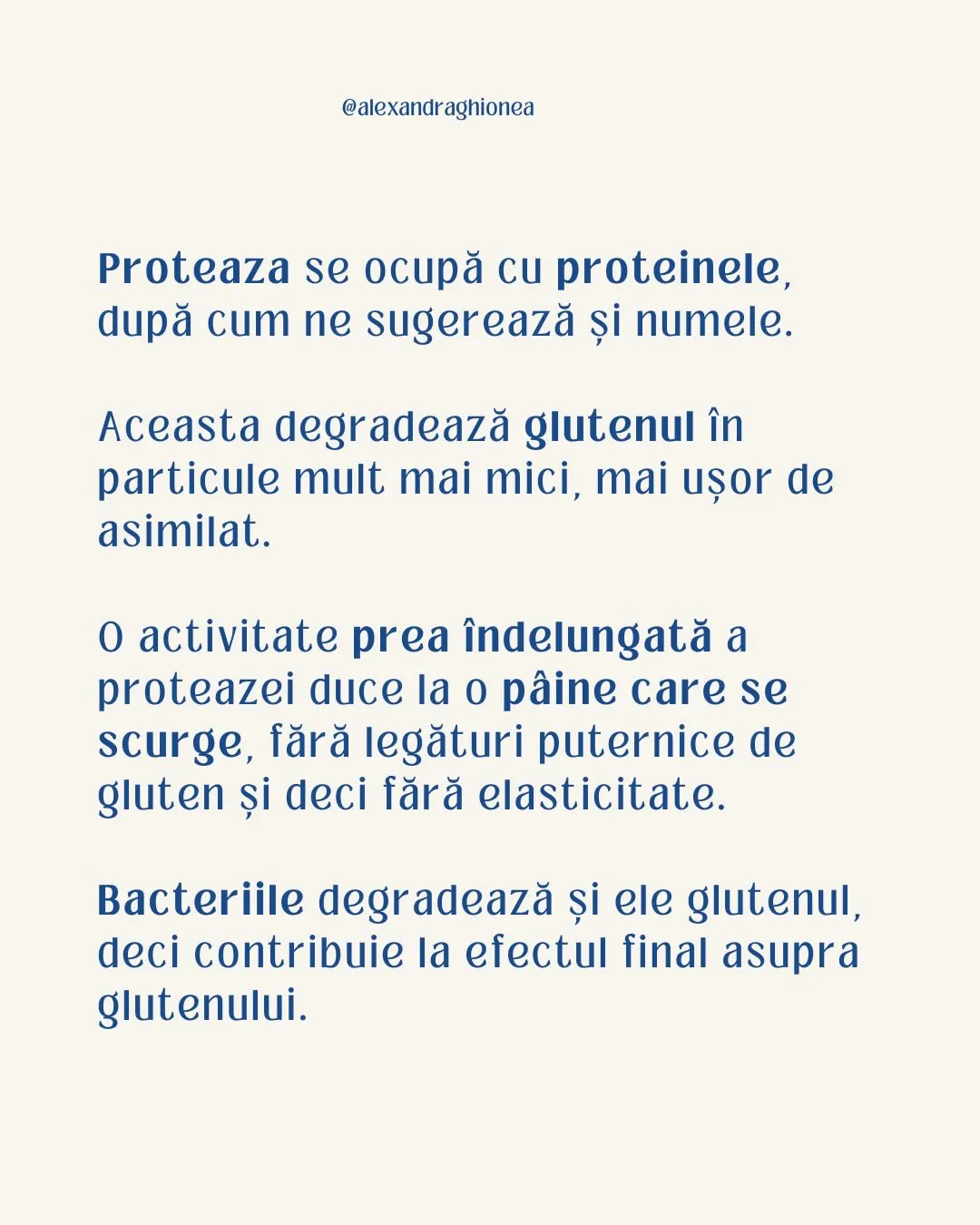 Proteaza se ocupă cu proteinele,