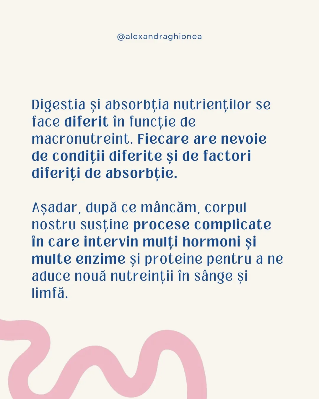 Digestia și absorbția nutrienților se