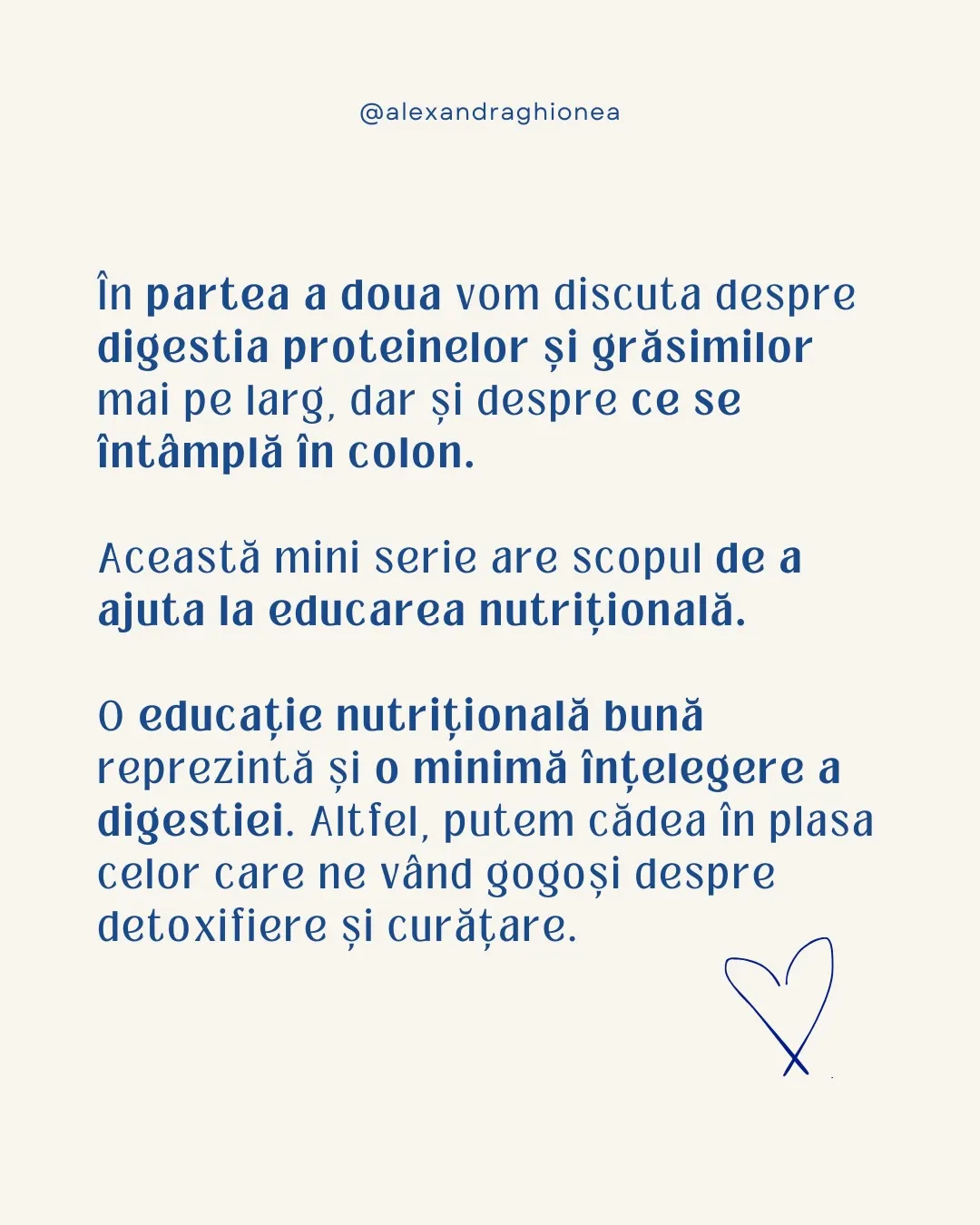 În partea a doua vom discuta despre